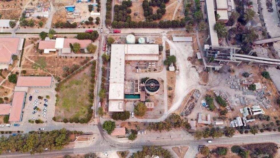 Kemerköy Termik Santrali drone ile havadan görüntülendi