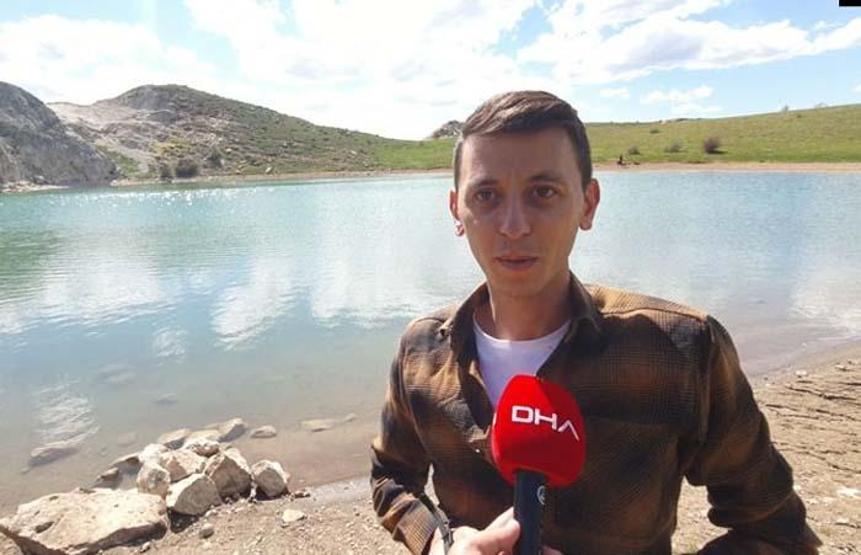 Bozkırın ortasındaki Yeşilgöl, doğaseverlerin ilgisini çekiyor