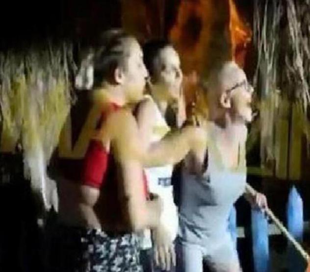 Güllü, Fethiyede kavgaya karıştı O anlar kameralara yansıdı