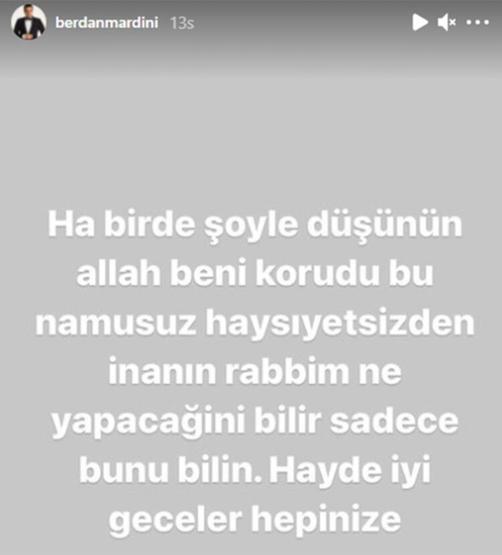 Berdan Mardiniden zehir zemberek açıklamalar