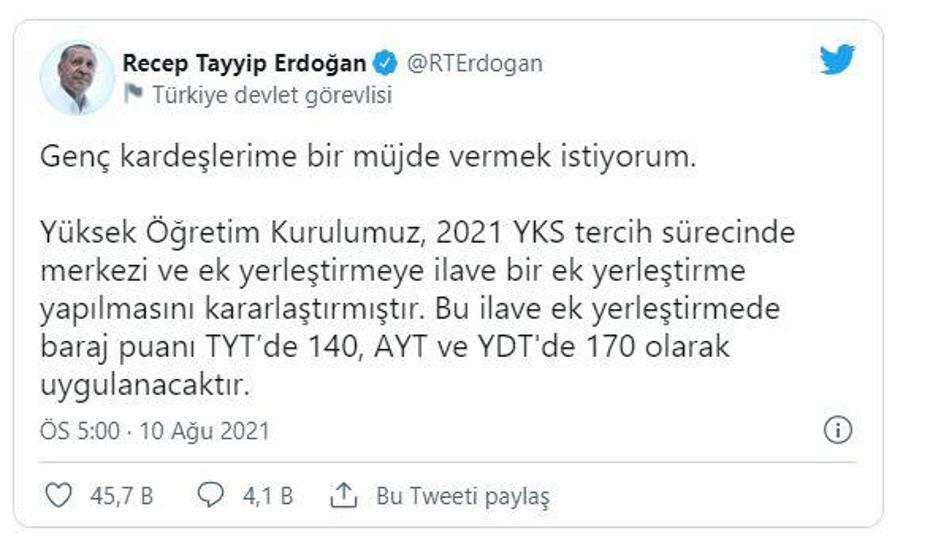 YKSde yeni barajla neler değişti