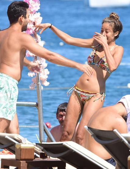 Tuğba Melis Türk, Bodrum tatilinde