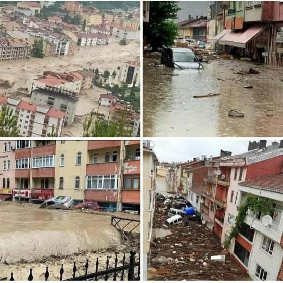 Sel felaketi yaşanan illerde son durum ne Sel bölgelerinden görüntüler: Sinop, Kastamonu, Bartın, Karabük, Samsun