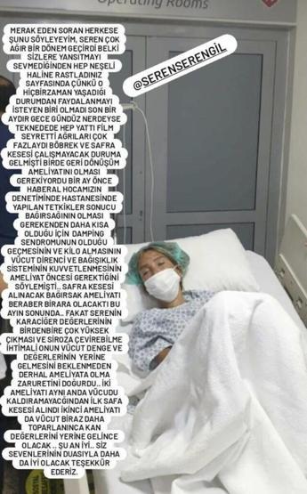 Seren Serengilin son hali korkuttu