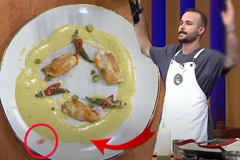 MasterChefte tabağı değerlendirmeye alınmadı