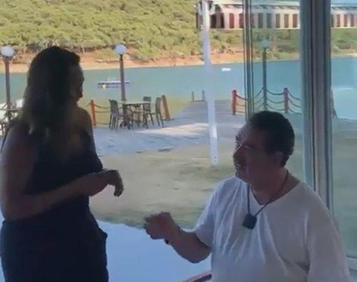 İbrahim Tatlısesten Hülya Avşara: Dünyalar güzelini ziyarete geldim