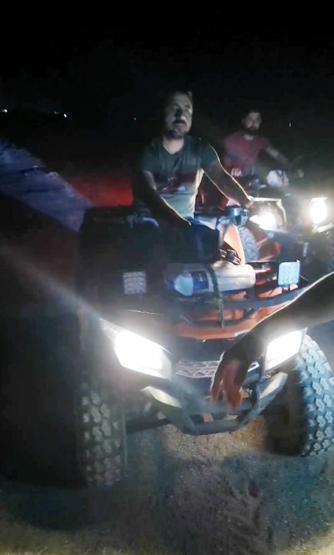 ATVlerle caretta caretta yavrularını ezip, gönüllüyü de yaraladılar