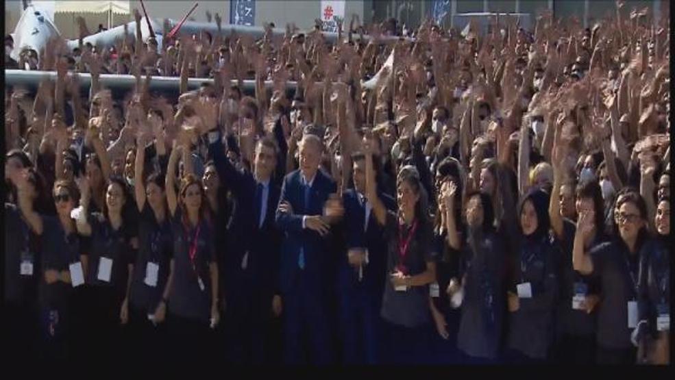 Cumhurbaşkanı Erdoğanın mesajı Bayraktar Akıncı TİHAnın yazılımına eklendi