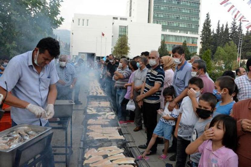 Denize kıyısı olmayan Kahramanmaraşta balık festivali düzenledi