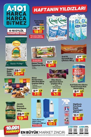 A101 aktüel ürünler kataloğu 4-10 Eylül 2021 Bu hafta A101 indirimli ürünlerde neler var