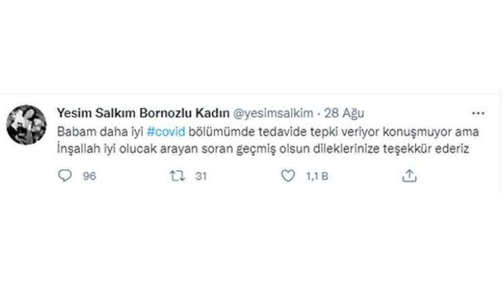 Yeşim Salkımın babası Dursun Salkım hayatını kaybetti