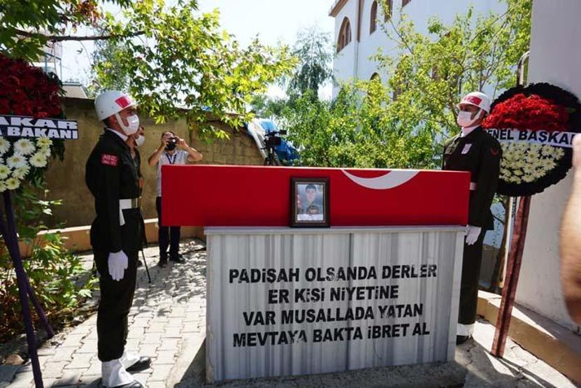 İdlib şehidi Turgay Abacı, son yolculuğuna uğurlandı
