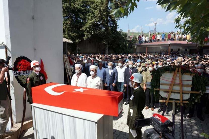 İdlib şehidi Turgay Abacı, son yolculuğuna uğurlandı