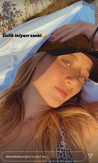 Estetik ameliyat olan Aleyna Kalaycıoğlu son halini paylaştı