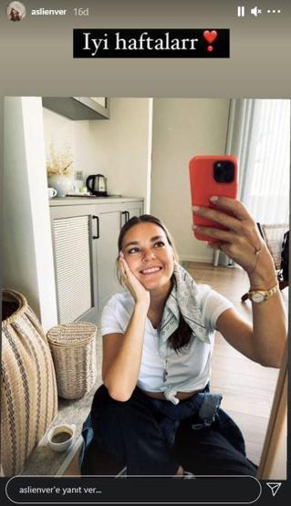 Aslı Enverin ev haline beğeni yağdı
