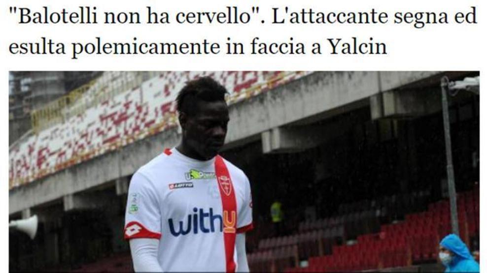 Son dakika... Balotellinin hareketi Avrupa basınında