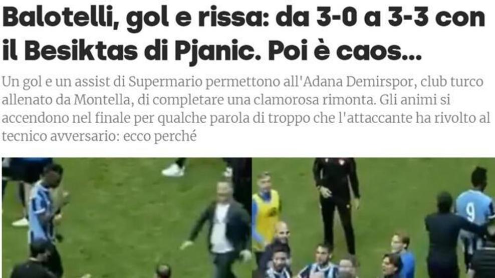 Son dakika... Balotellinin hareketi Avrupa basınında