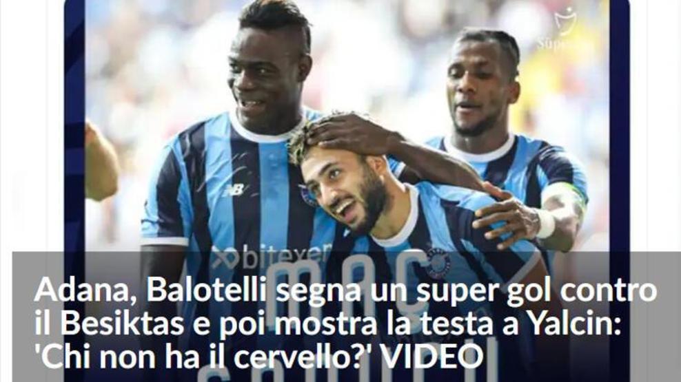 Son dakika... Balotellinin hareketi Avrupa basınında