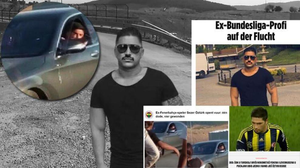Eski futbolcu Sezer Öztürkün dehşet saçtığı o anlar dünya basınında