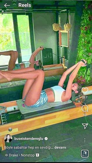 Buse İskenderoğlu spor salonundan çıkmıyor