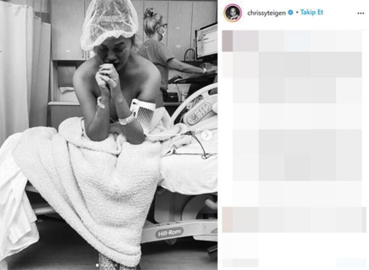 Chrissy Teigen kaybettiği bebeğini andı