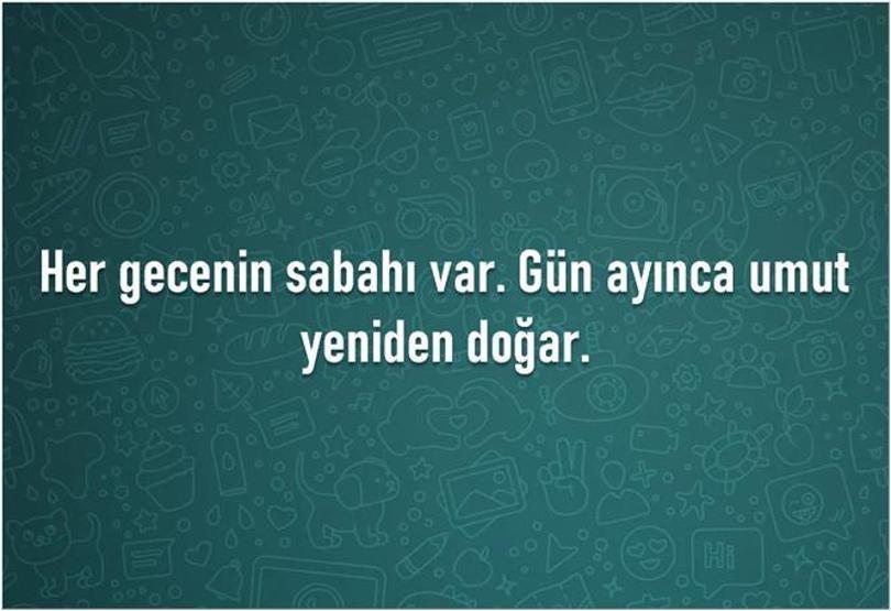 Whatsapp Durum Sözleri - Yaratıcı, Kısa, Uzu, Anlamlı Whatsapp Sözleri - Etkileyici ve Dini Whatsapp Durum Mesajları