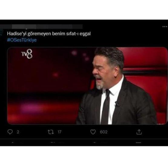 O Ses Türkiyede Hadisenin yokluğu sosyal medyada gündem oldu