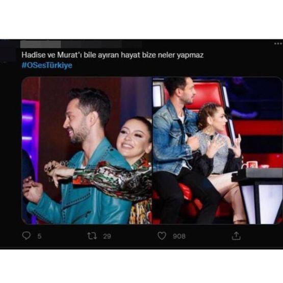 O Ses Türkiyede Hadisenin yokluğu sosyal medyada gündem oldu