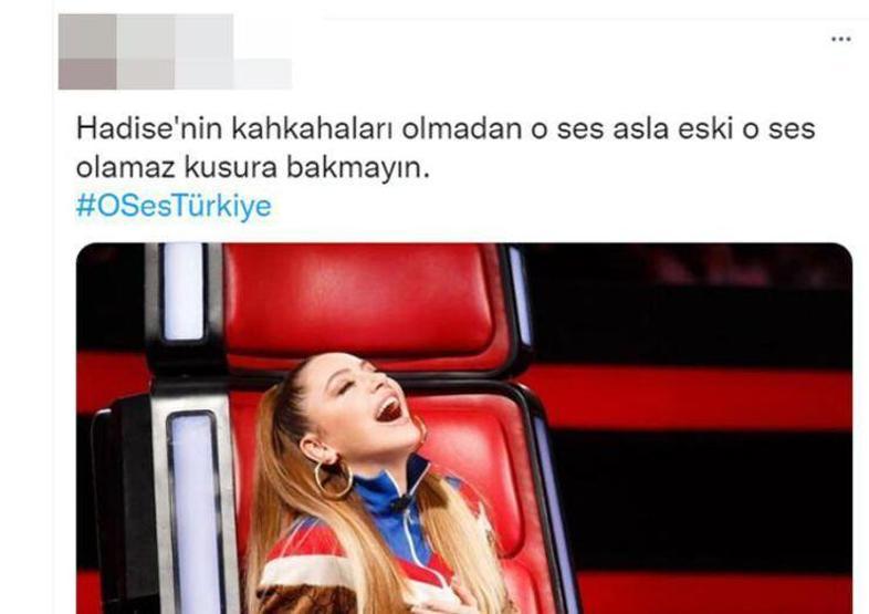 O Ses Türkiyede Hadisenin yokluğu sosyal medyada gündem oldu