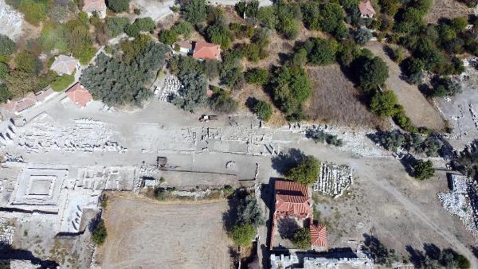 Stratonikeiada 1600 yıllık mozaikler gün yüzüne çıkarılıyor