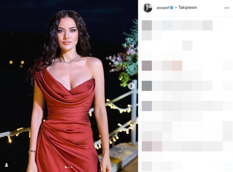 Fahriye Evcenin pozlarına beğeni ve yorum yağdı