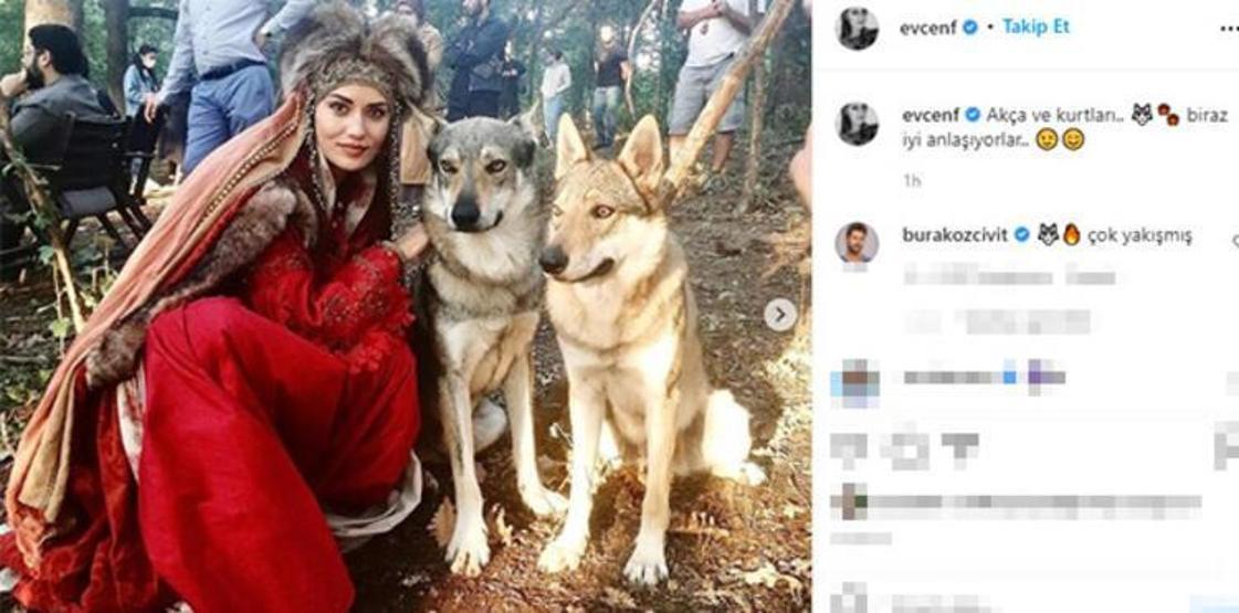 Fahriye Evcenin pozlarına beğeni ve yorum yağdı
