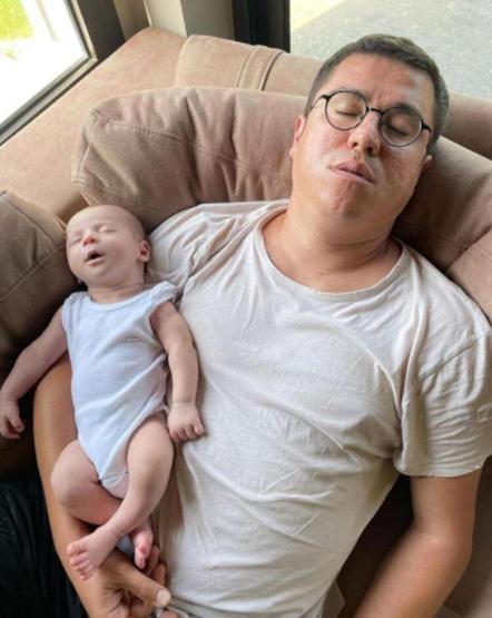 İbrahim Büyükaktan baba-oğul fotoğrafı