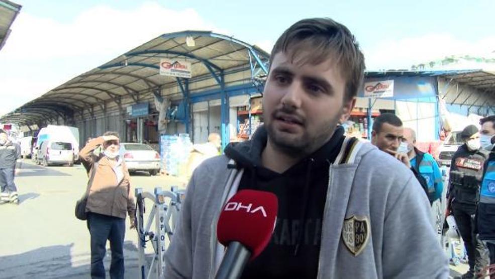 Rami Kuru Gıda Halinde gergin yıkım devam ediyor