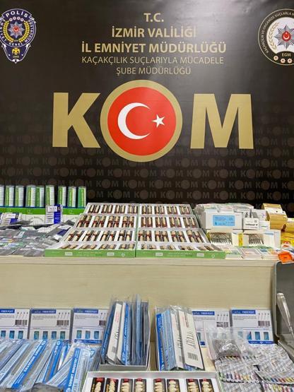 Diş hekimliğinde kullanılan binlerce kaçak malzeme ele geçirildi