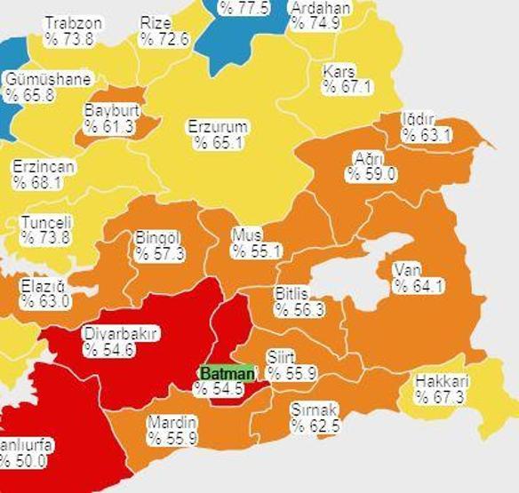 Türkiyede en çok korona aşısının yapıldığı 10 şehir