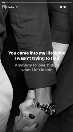Hadise aşka geldi Mehmet Dinçerlere şarkılı gönderme