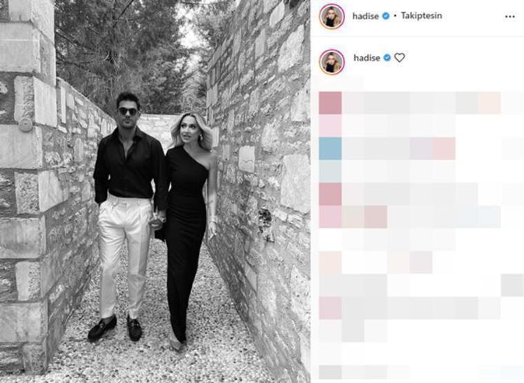 Hadise aşka geldi Mehmet Dinçerlere şarkılı gönderme