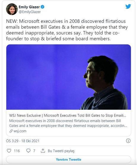 Bill Gates, şirket çalışanına uygunsuz e-postalar göndermekle suçlandı