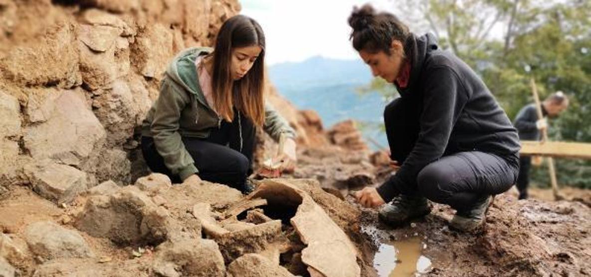 Kurul Kalesindeki kazılarda yeni girişe ulaşıldı