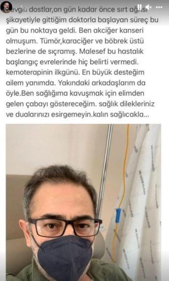 Oyuncu Ayberk Pekcandan üzen haber Akciğer kanserine yakalandı