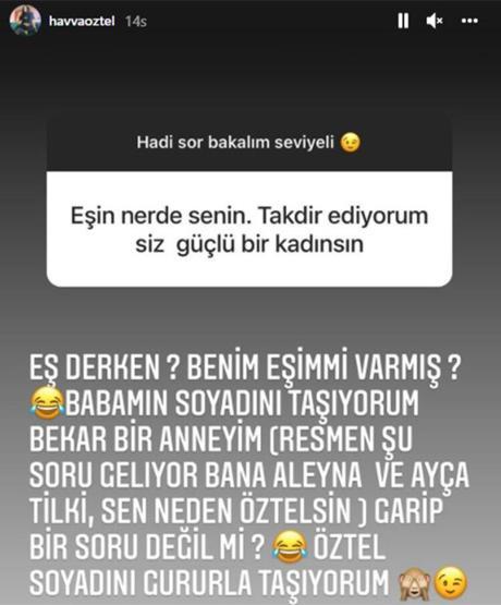 Havva Öztel o soruya şoke oldu