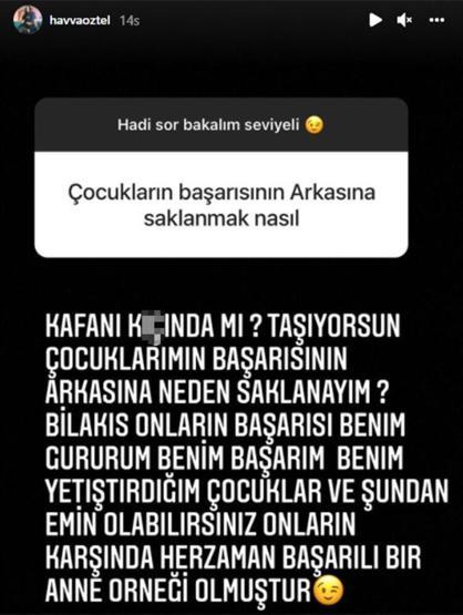 Havva Öztel o soruya şoke oldu