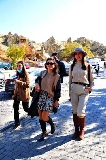 Kapadokyada bayram yoğunluğu; doluluk yüzde 100