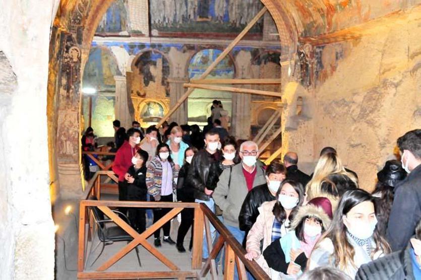 Kapadokyada bayram yoğunluğu; doluluk yüzde 100