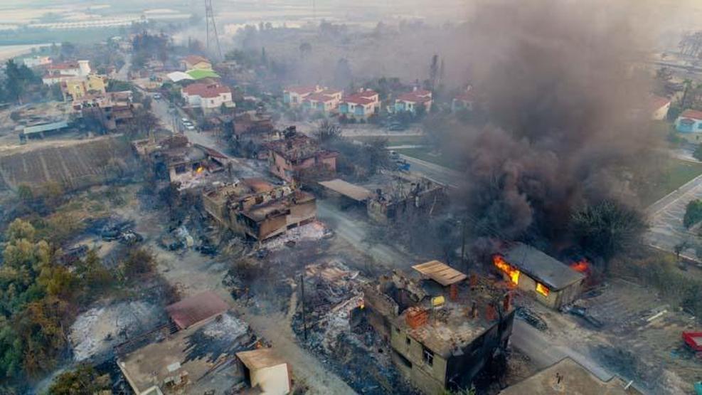 Orman yangınının en fazla zarar verdiği mahallenin ismindeki dram