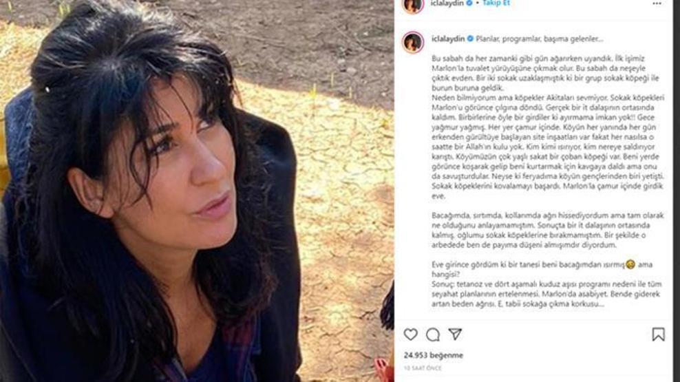 İclal Aydın güne kötü başladı Başına gelen olayı takipçileriyle paylaştı