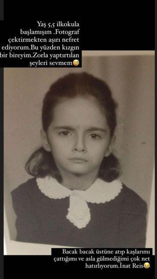 Mine Tugay çocukluk fotoğrafını paylaştı