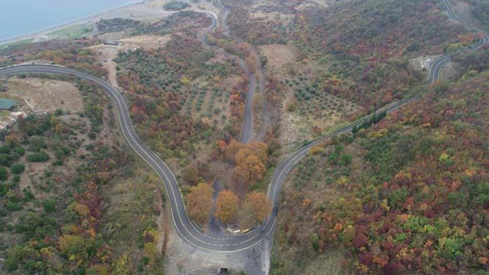 Tekirdağdaki ormanlar sonbahar renklerine büründü