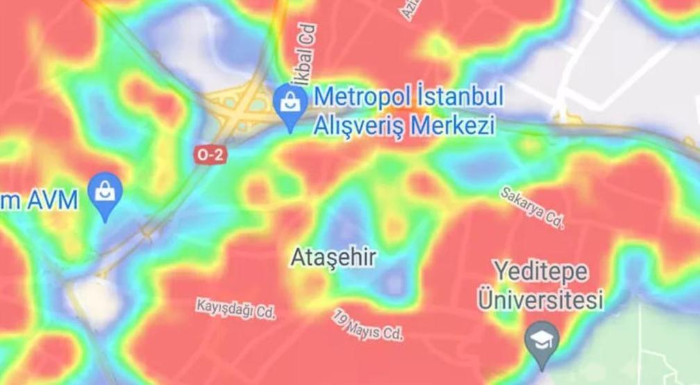 İstanbulun koronavirüs haritası yine kızardı: İşte ilçe ilçe son durum